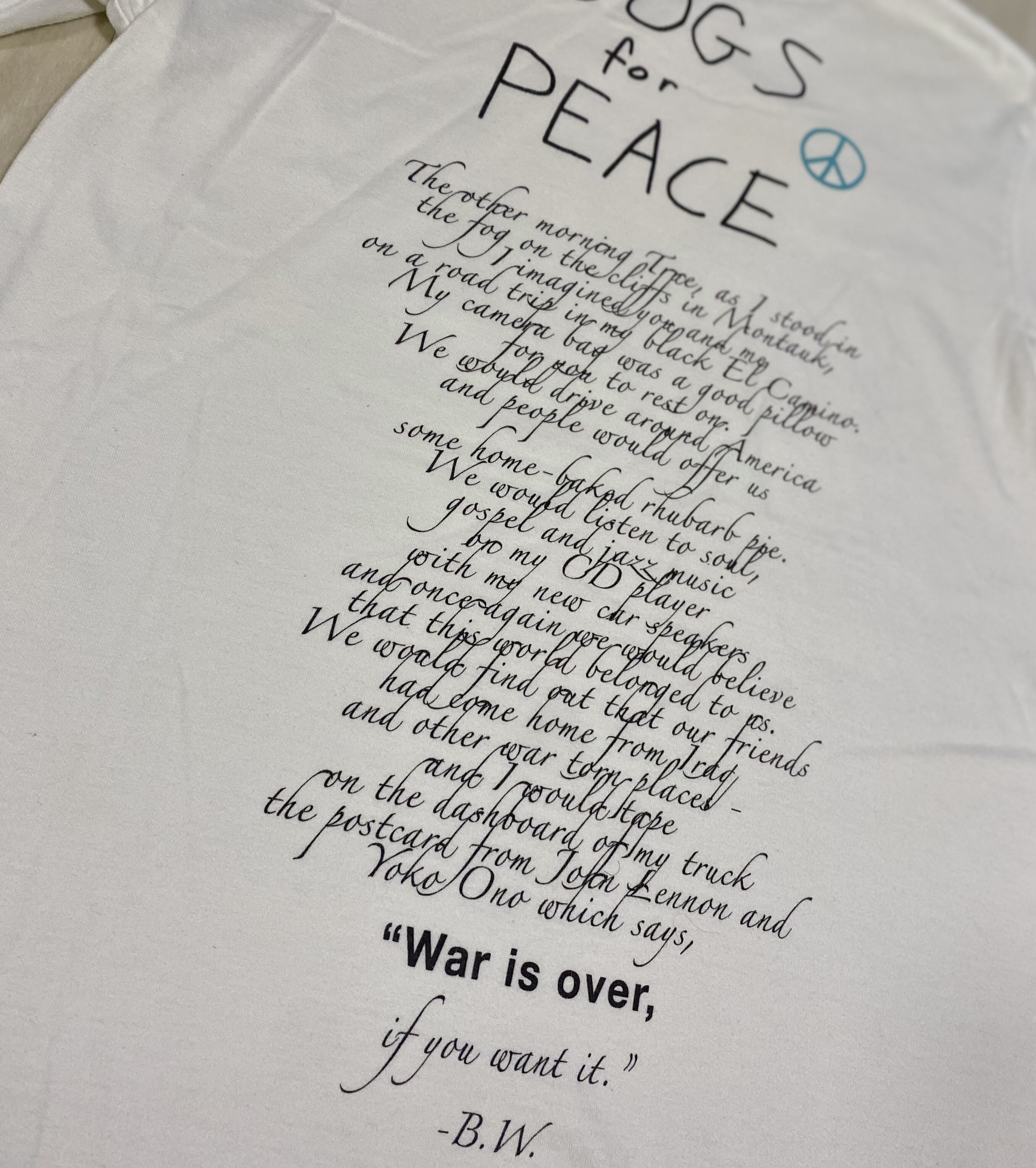 BRUCE WEBER 半袖Tシャツ A LETTER TO TRUE 古着】BRUCE WEBER「A LETTER TO TRUE」T-Shirt | The