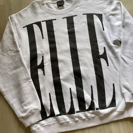 【古着】ELLE Logo Sweat Shirt(USA製)