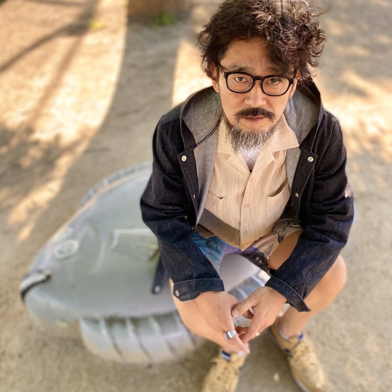 別注】Sunny & Co.ブラックデニムパーカー | The Three Goats