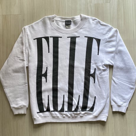 【古着】ELLE Logo Sweat Shirt(USA製)