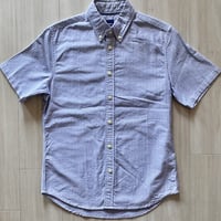 【古着】GAP Short-Sleeved Stripe BD Shirt