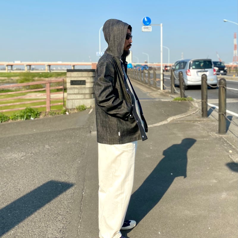 別注】Sunny & Co.ブラックデニムパーカー | The Three Goats