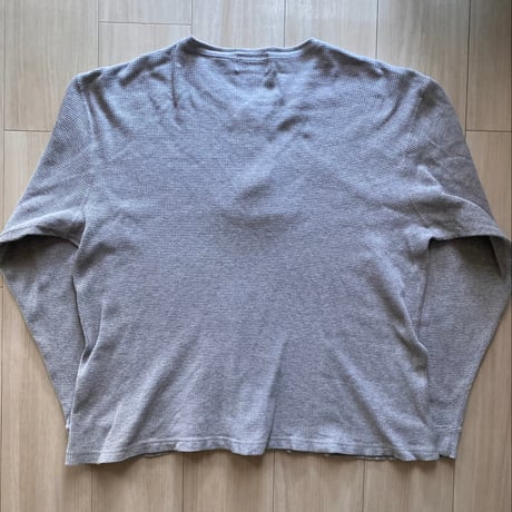 【古着】Eddie Bauer Thermal Henry Neck Shirt