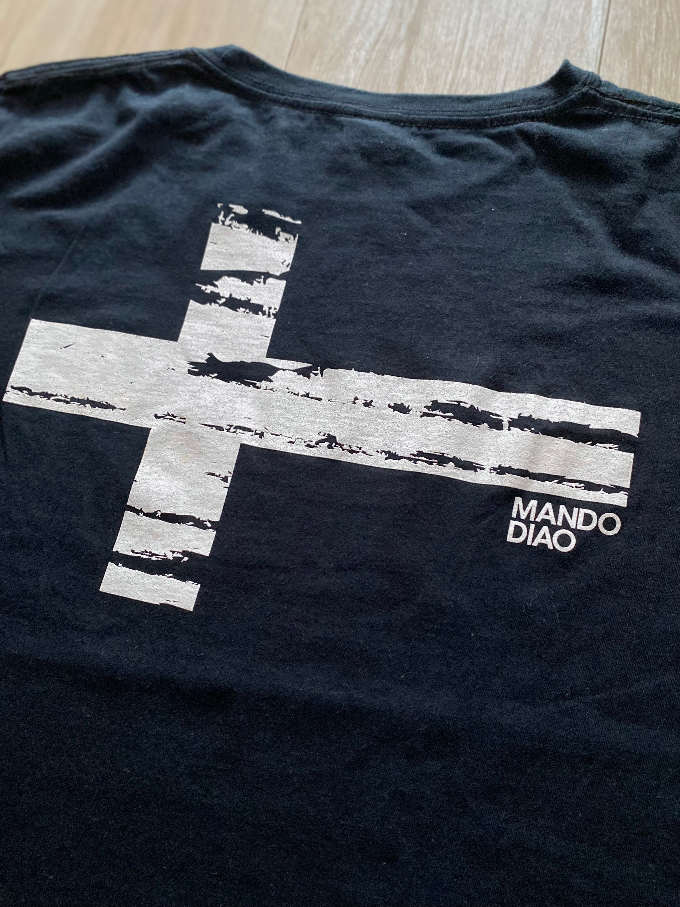 古着】MANDO DIAO T-Shirt (サイン入り） | The Three Goats