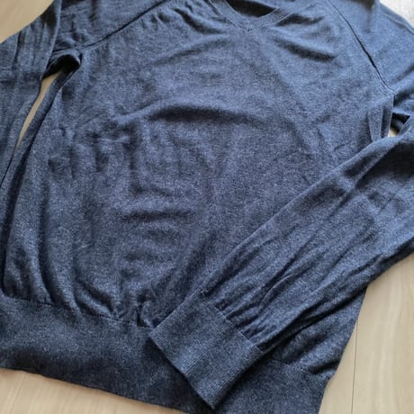 【古着】BANANA REPUBLIC Cotton V‐neck Sweater