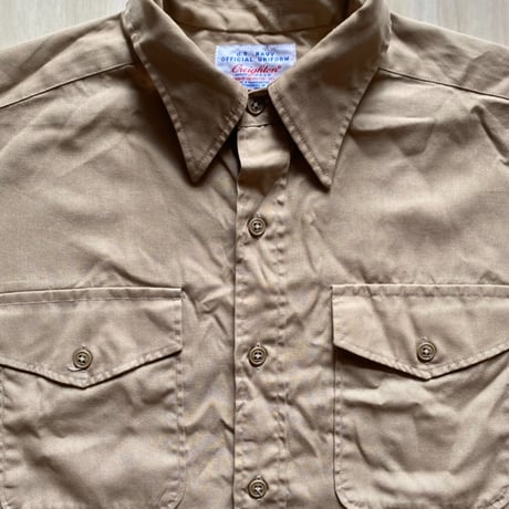 【古着】US NAVY Officer Shirt (90s Made in USA)