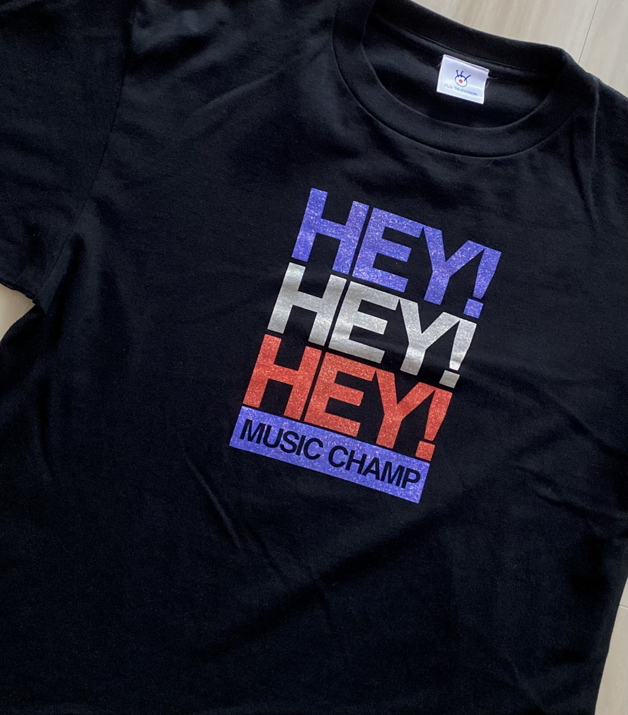 撮影で初開封 HEY! HEY! HEY! MUSIC CHAMP TシャツL original