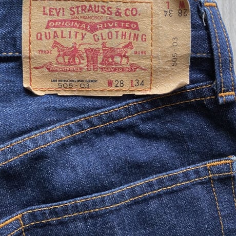【古着】Levi’s 505 (日本製 W28)