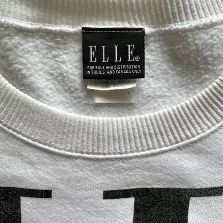 【古着】ELLE Logo Sweat Shirt(USA製)