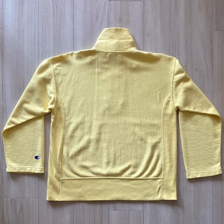 【古着】Champion Reverse Weave Half Zip Shirt(Yellow)