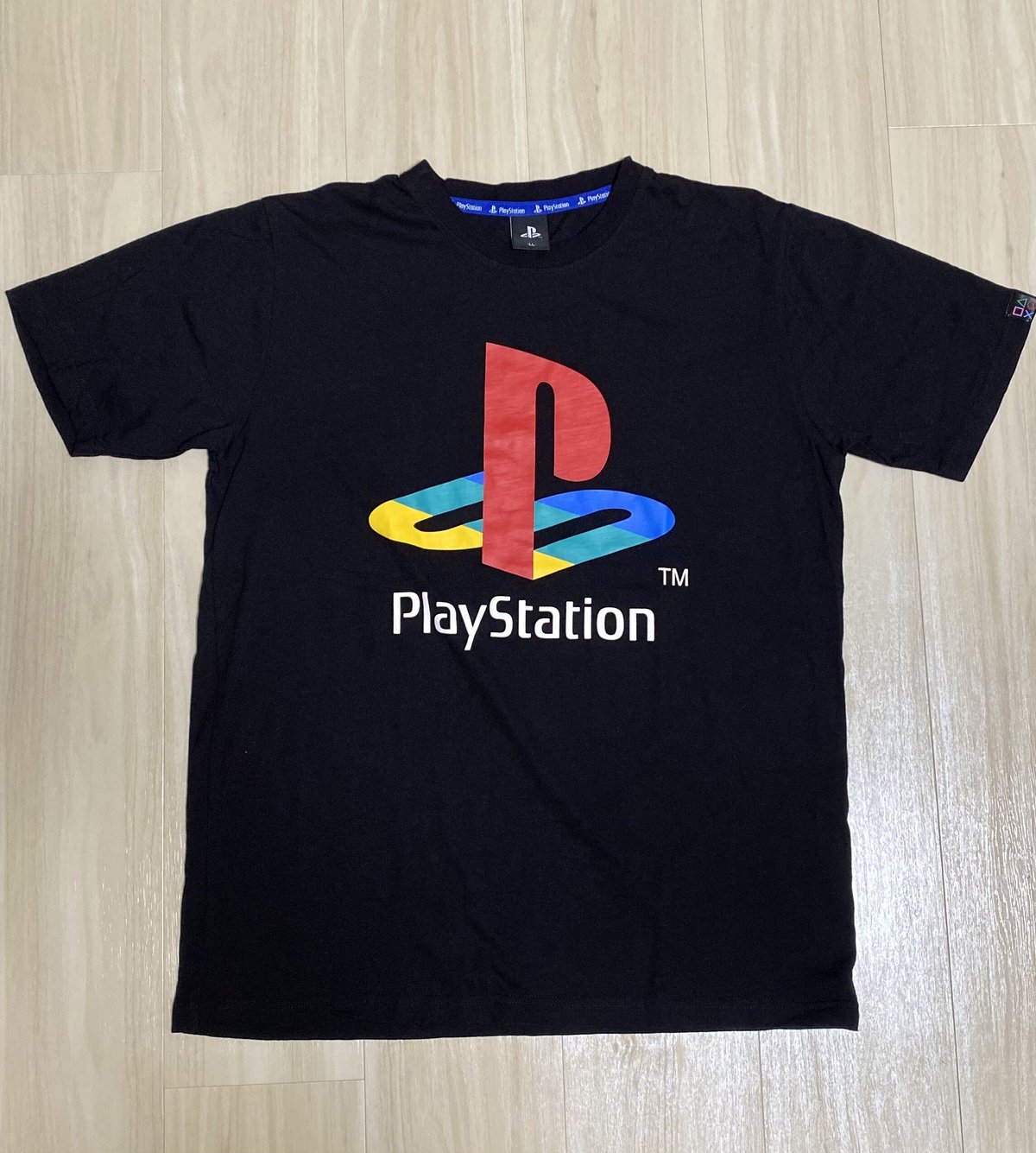 【希少・激レア・初期デザイン最安値】プレイステーション　ロゴ　　Tシャツ