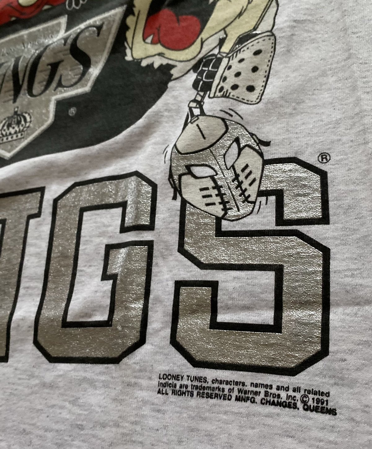 古着】Los Angels KINGS × LOONEY TUNES T-Shirt(90