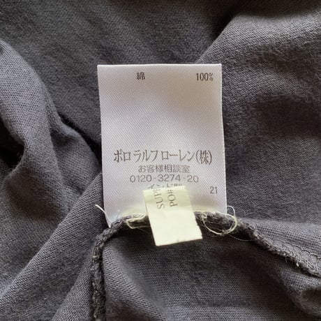 【古着】DENIM & SUPPLY RALPH LAUREN T-Shirt(刺繍ロゴ)