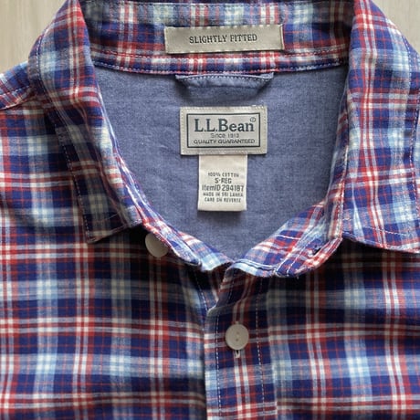 【古着】L.L.Bean Cotton Check Shirt