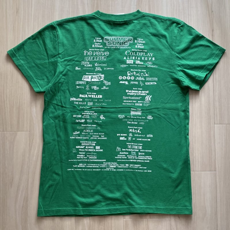 古着】SUMMER SONIC 2008 T-Shirt(Green) | The Thre