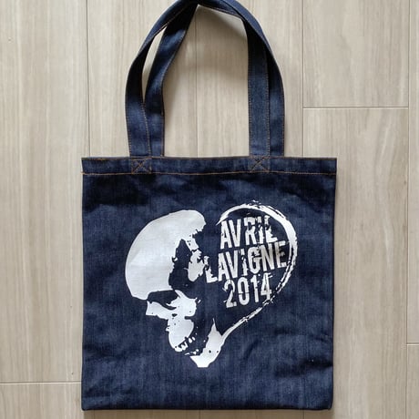 【古着】AVRIL LAVIGNE Denim Tote Bag (Tour 2014)