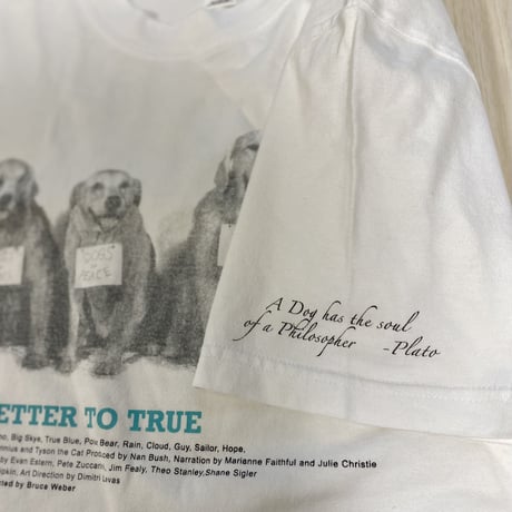 【古着】BRUCE WEBER「A LETTER TO TRUE」T-Shirt