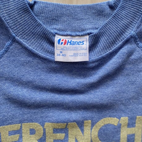 【古着】Hanes Sweat Shirt(80’s USA製)
