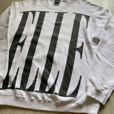 【古着】ELLE Logo Sweat Shirt(USA製)