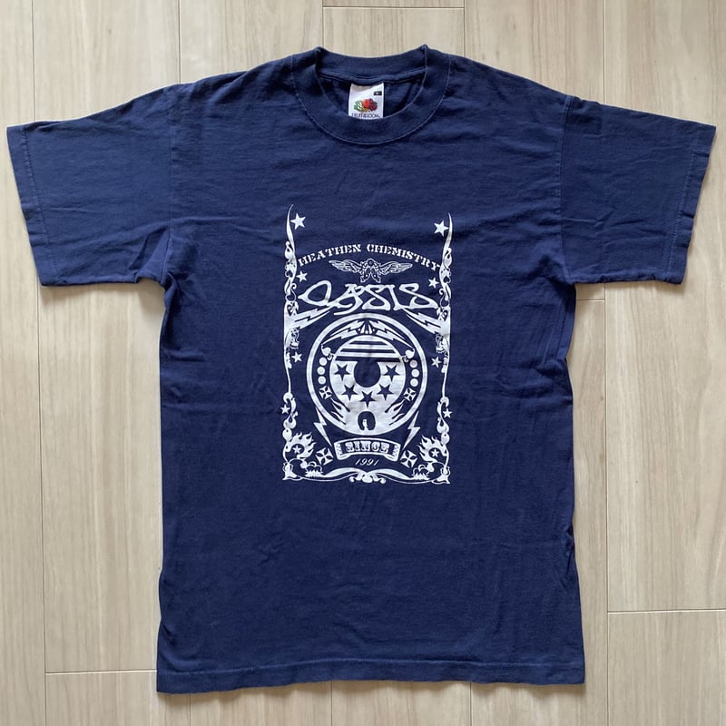 Oasis ツアーTシャツ　オアシス　Heathen Chemistry 古着】OASIS Heathen Chemistry T-Shirt | The Three