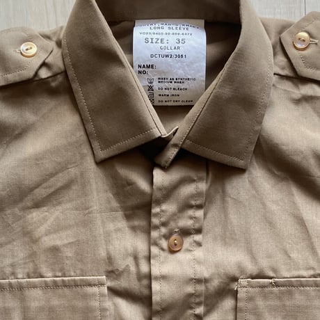 【古着】British Army L/S Shirt(90’s)