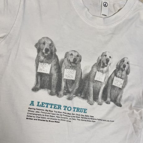 【古着】BRUCE WEBER「A LETTER TO TRUE」T-Shirt