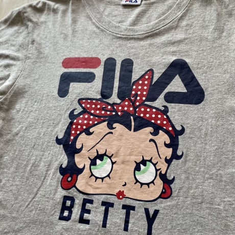 【古着】FILA × BETTY BOOP T-Shirt