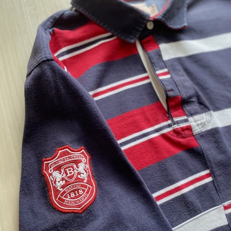 【古着】BROOKS BROTHERS Rugby Shirt(Patchwork)