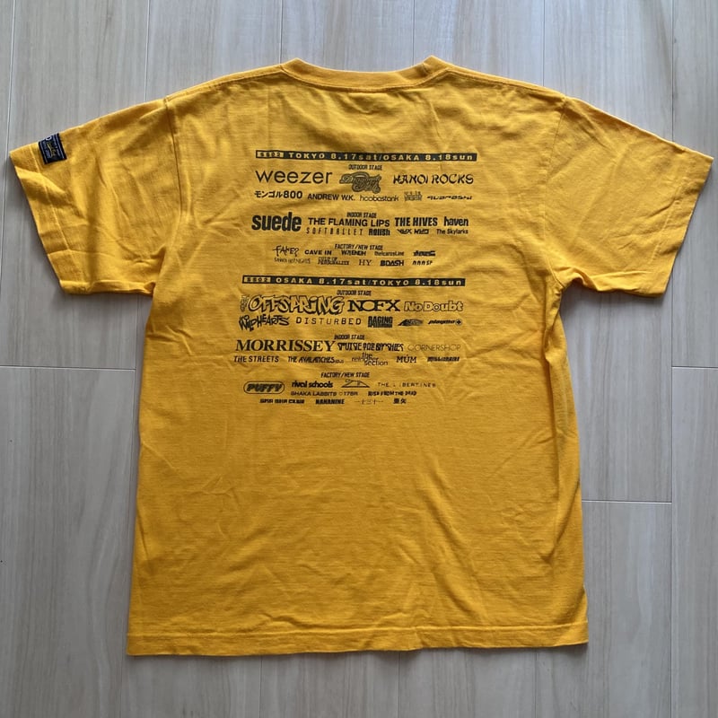 古着】SUMMER SONIC 2002 T-Shirt(Yellow) | The Thr