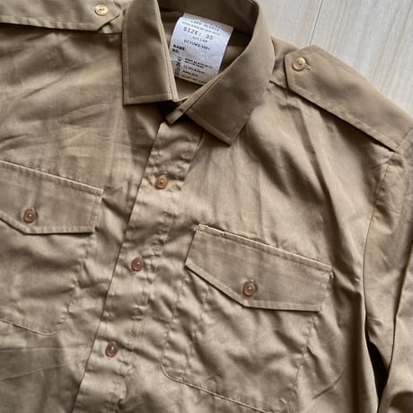 【古着】British Army L/S Shirt(90’s)