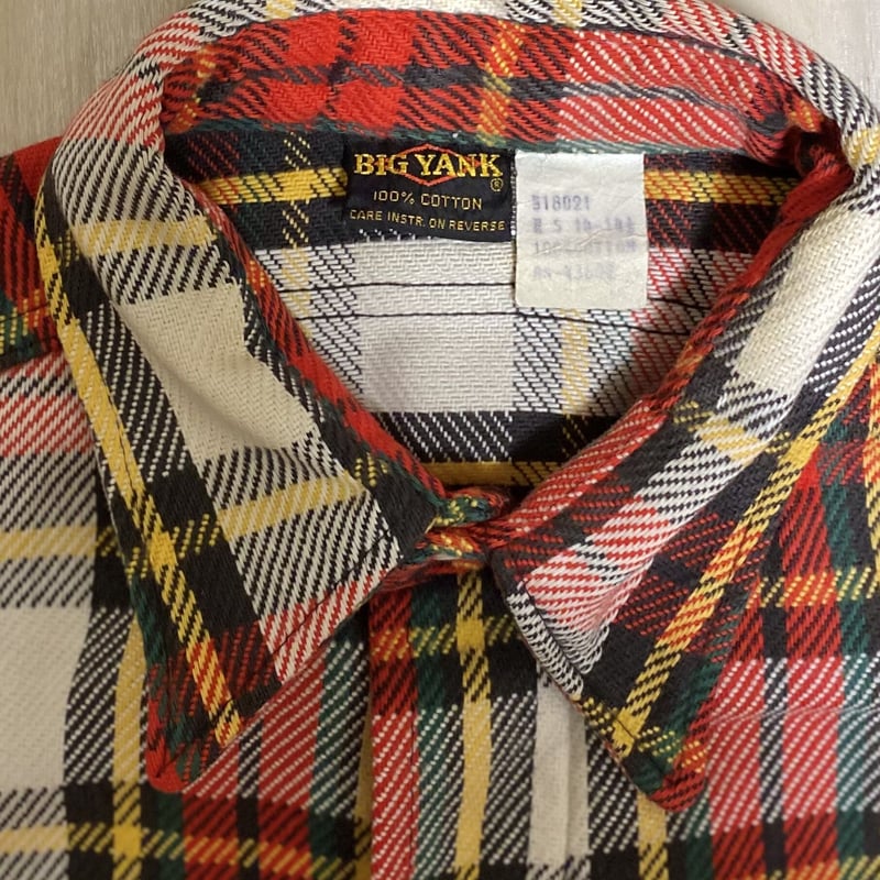 古着】BIG YANK Flannel Shirt(70s) | The Three Goats