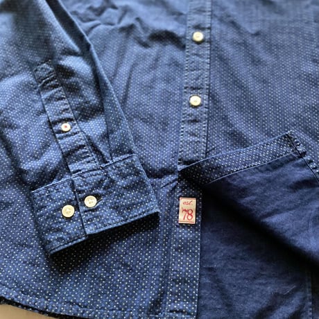 【古着】BANANA REPUBLIC Heritage Dot Pattern Shirt