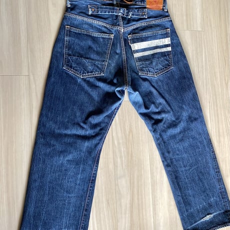 【古着】MOMOTARO JEANS Denim Pants with Suspenders