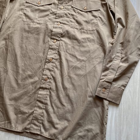 【古着】British Army L/S Shirt(90’s)