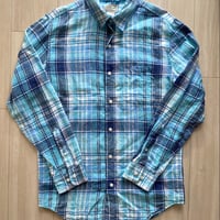 【古着】L.L.Bean Linen Check Shirt