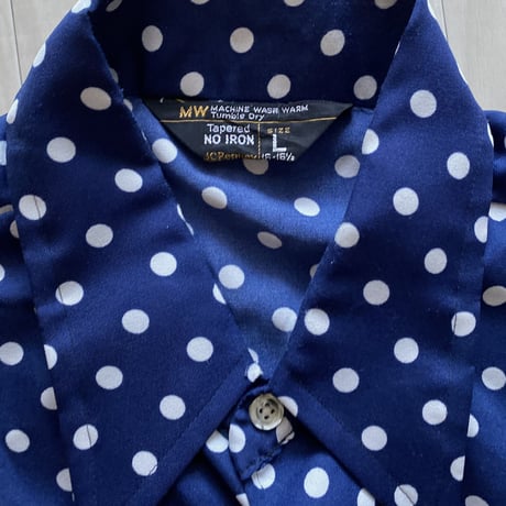 【古着】JC PENNY Dot Pattern Shirt(70s)