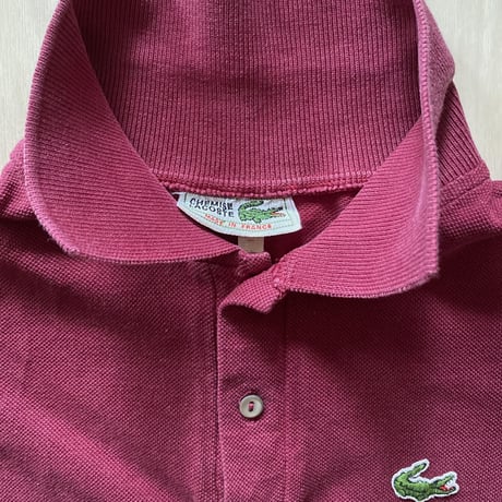 【古着】LACOSTE Polo Shirt (70’s Made in France)