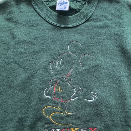 【古着】MICKEY Sweat Shirt(90’s Velva Sheen USA製)