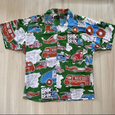 【古着】Indonesian Pattern Print Shirt