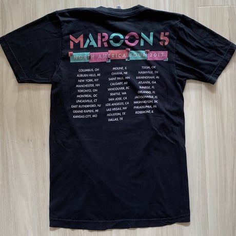 【古着】MAROON 5 T-Shirt(2013 Tour)