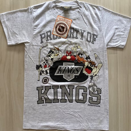 【古着】Los Angels KINGS × LOONEY TUNES T-Shirt(90’s Vintage)