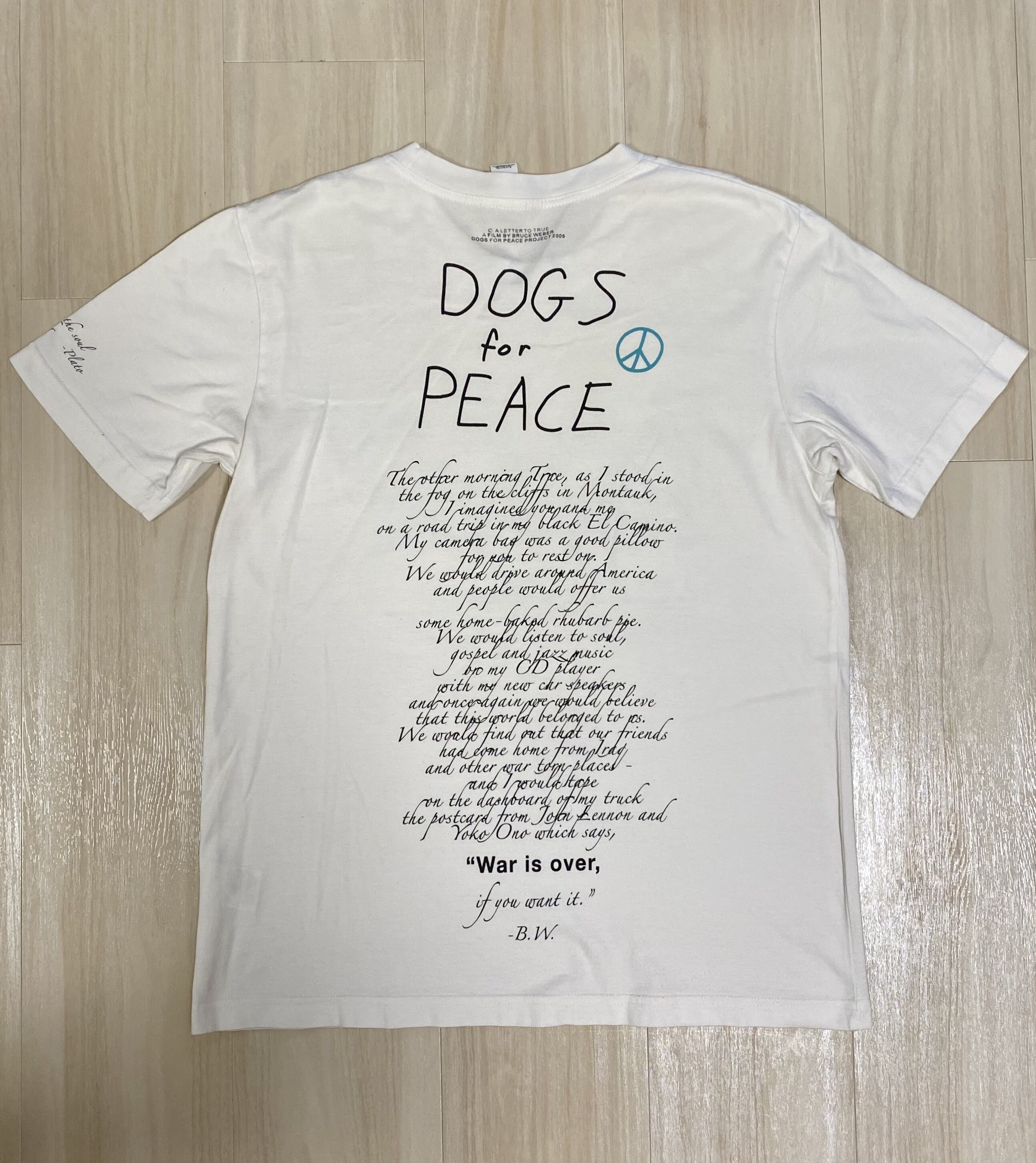 古着】BRUCE WEBER「A LETTER TO TRUE」T-Shirt | The