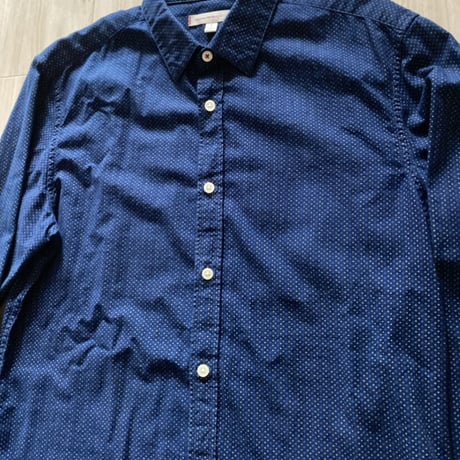 【古着】BANANA REPUBLIC Heritage Dot Pattern Shirt