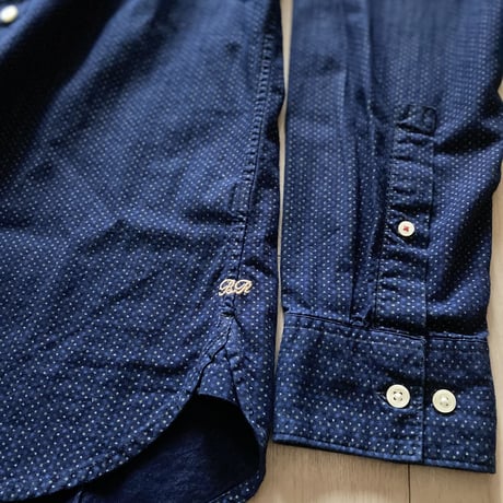 【古着】BANANA REPUBLIC Heritage Dot Pattern Shirt