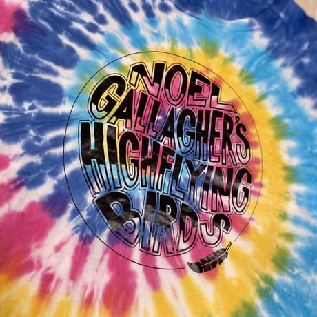 【古着】NOEL GALLAGHER’S HIGHFLYING BIRDS T-Shirt(タイダイ)
