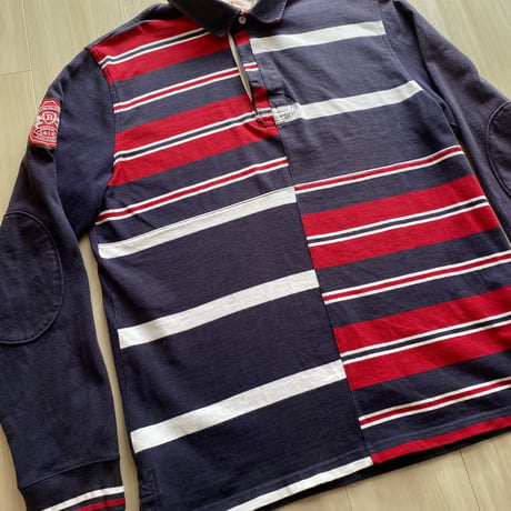 【古着】BROOKS BROTHERS Rugby Shirt(Patchwork)