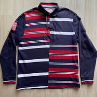 【古着】BROOKS BROTHERS Rugby Shirt(Patchwork)
