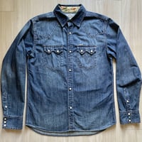 【古着】BILLA BONG Denim Western Shirt