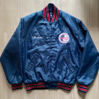 【古着】Nylon Varsity Jacket (Made in USA)