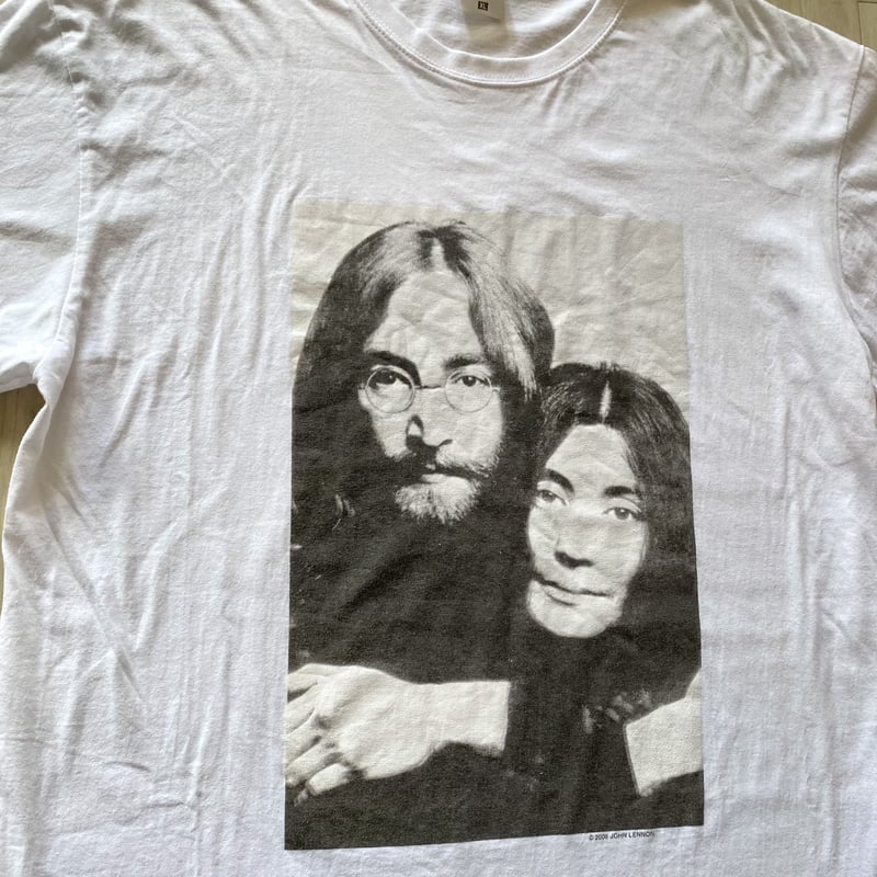 古着】John Lennon & Yoko Ono Photo T-Shirt(2008 F